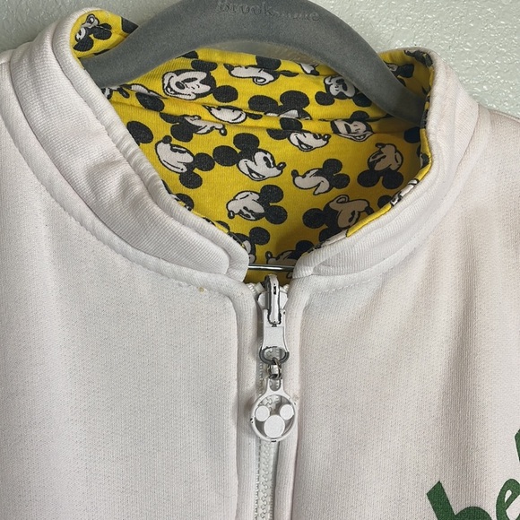 Mickey & Co. Disney vintage reversible hello folks full zip bomber jacket - Picture 5 of 11